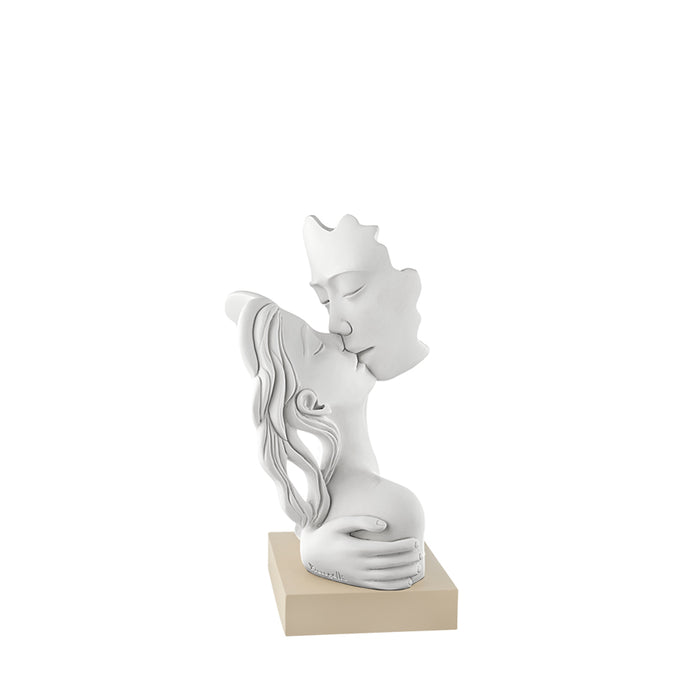 Scultura Bacio H.20-Nocciola