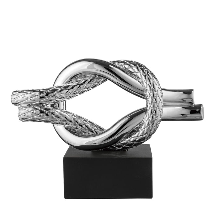 Scultura Nodo Mare Argento