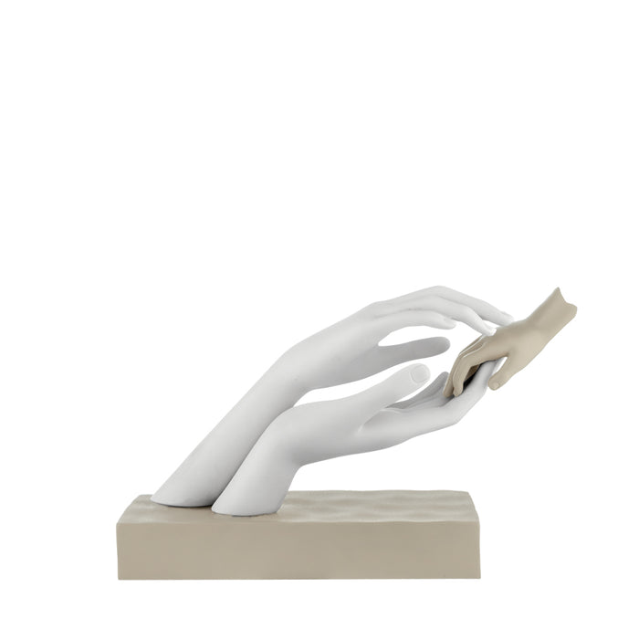 Scultura Mani Con Manina Baby 11x16-Nocciola