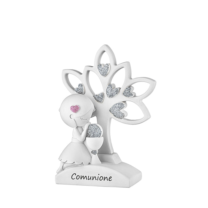 Bimba Comunione Albero-Bianco