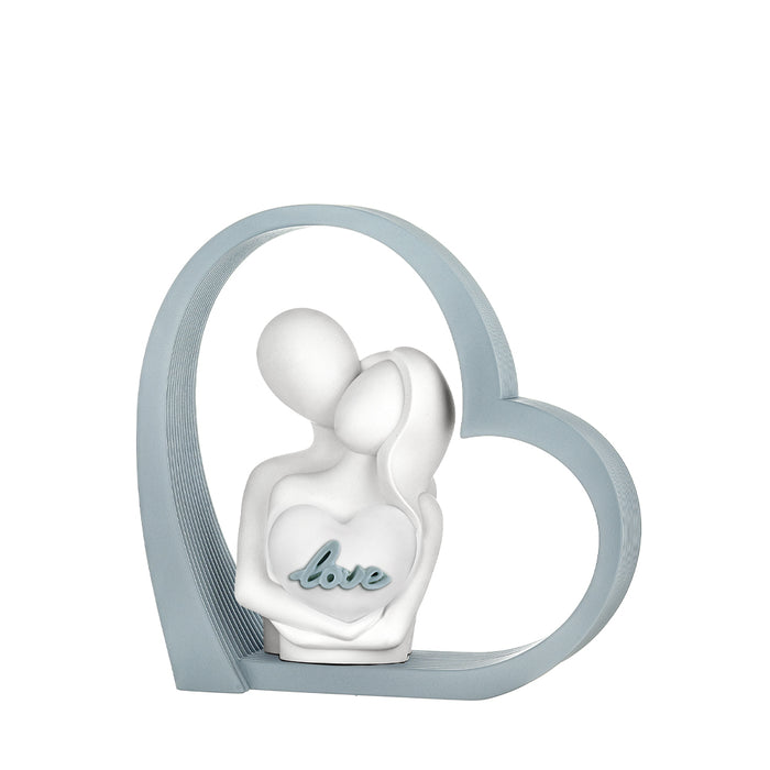 Coppia Cuore Love-Carta da zucchero