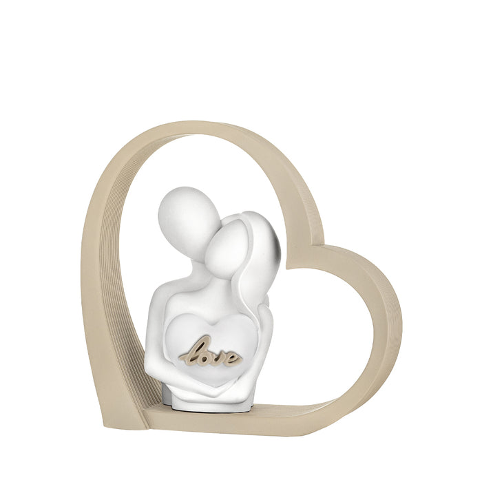Coppia Cuore Love-Nocciola