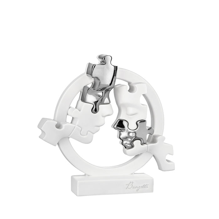 Visi Puzzle Cerchio Argento-Bianco