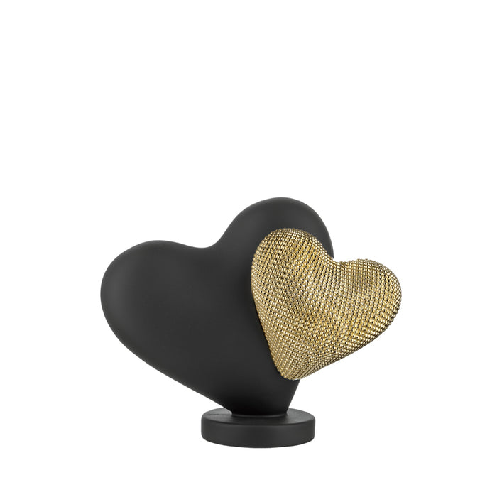 Doppio Cuore Colorato-Nero