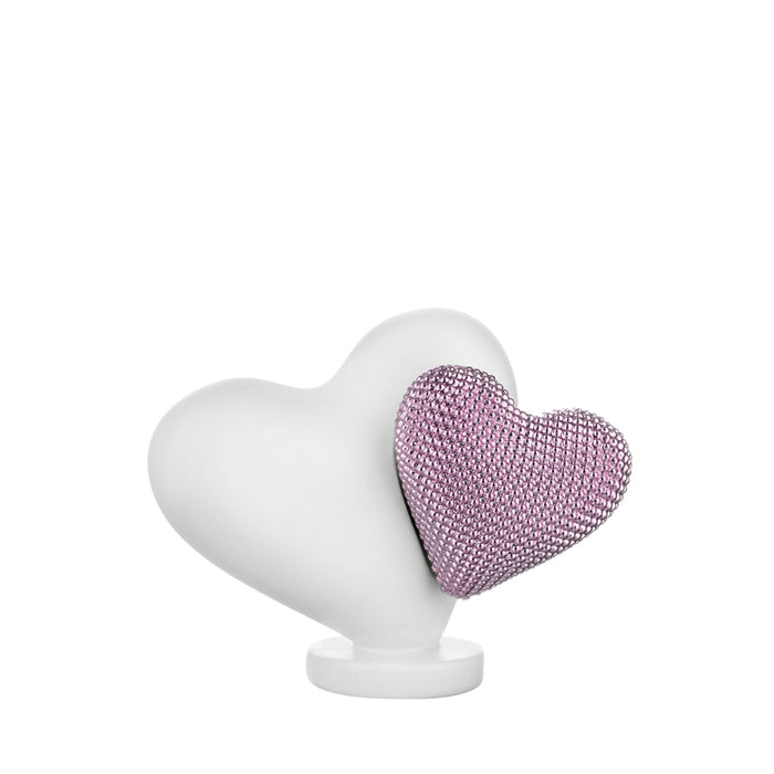Doppio Cuore Bicolore-Rosa