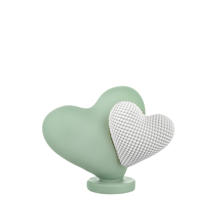 Doppio Cuore Finitura Opaca-Verde-chiaro