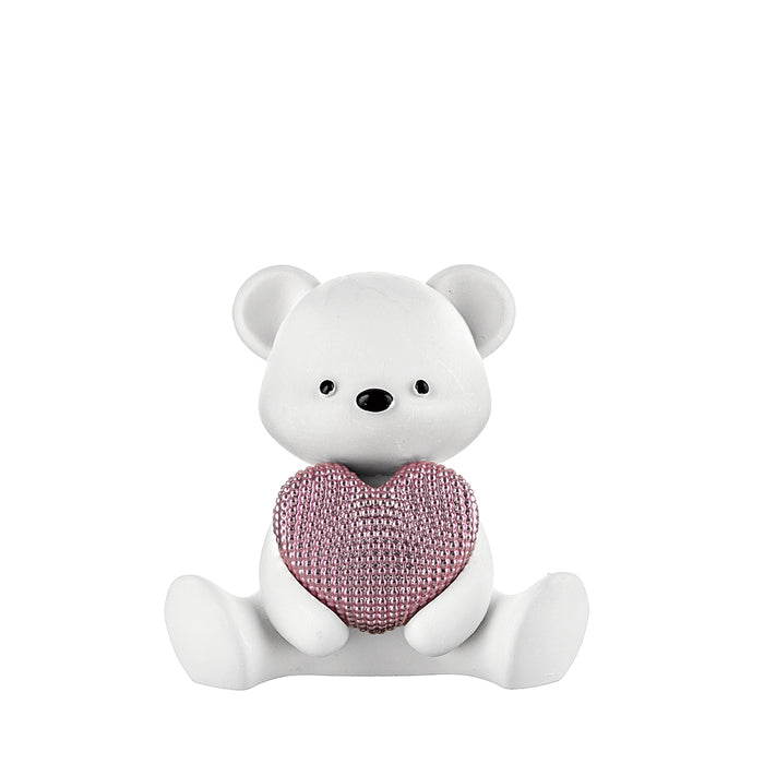 Orsetto Con Cuore-Rosa