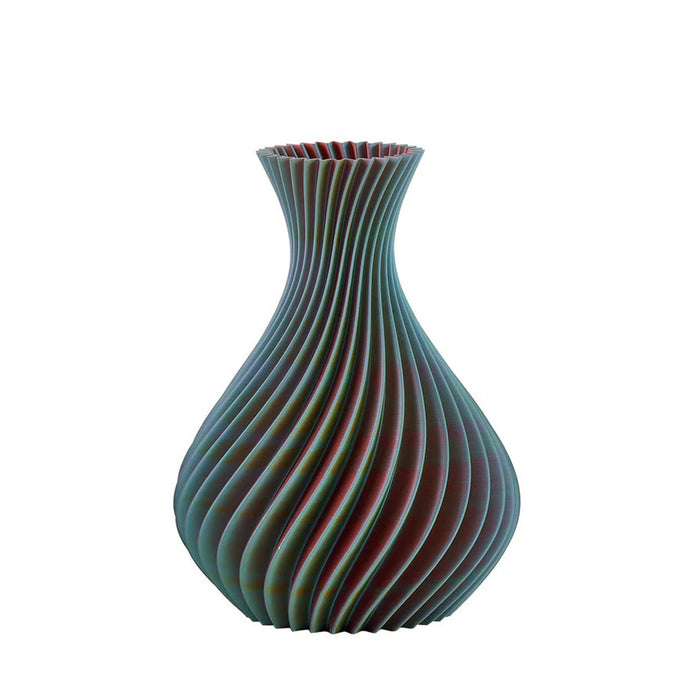 Vaso Spirale Multicolore H.21-Diamante