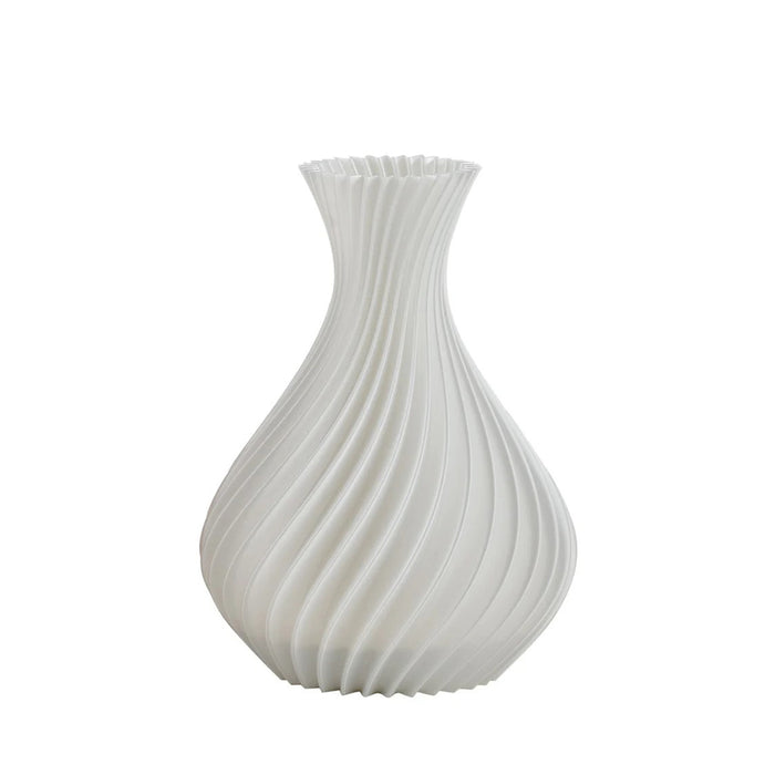 Vaso Spirale H.20-Bianco
