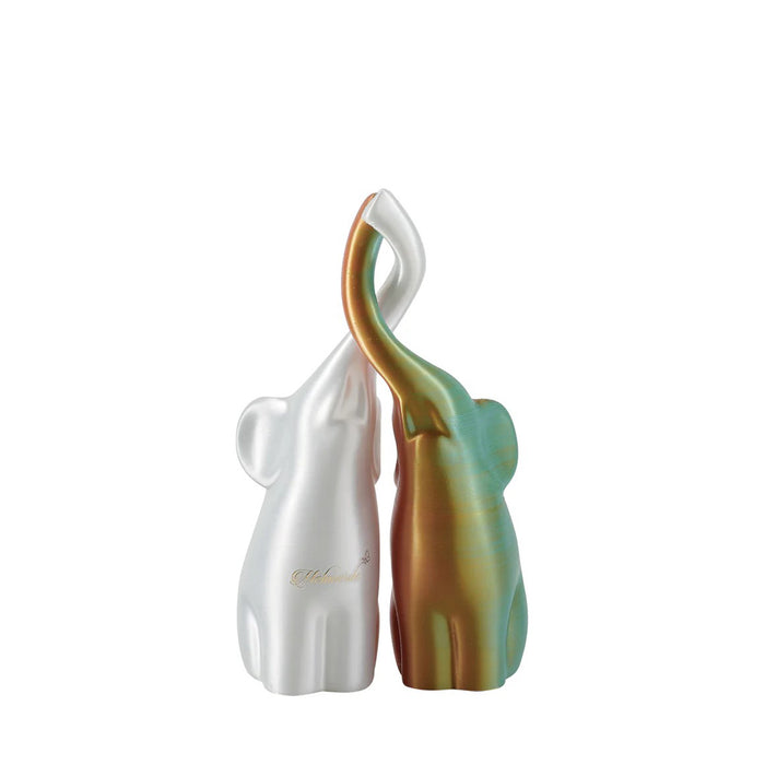 Elefantini Intrecciati Multicolore H.15-Diamante