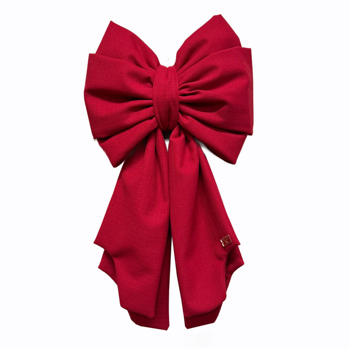 Fiocco Natalizio Romanticone H100 cm Rosso - Madame Fioccò