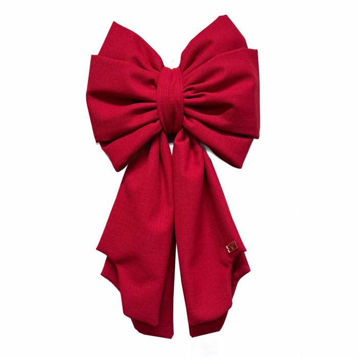 Madame Fioccò Fiocco Natalizio Romanticone H100 cm Rosso