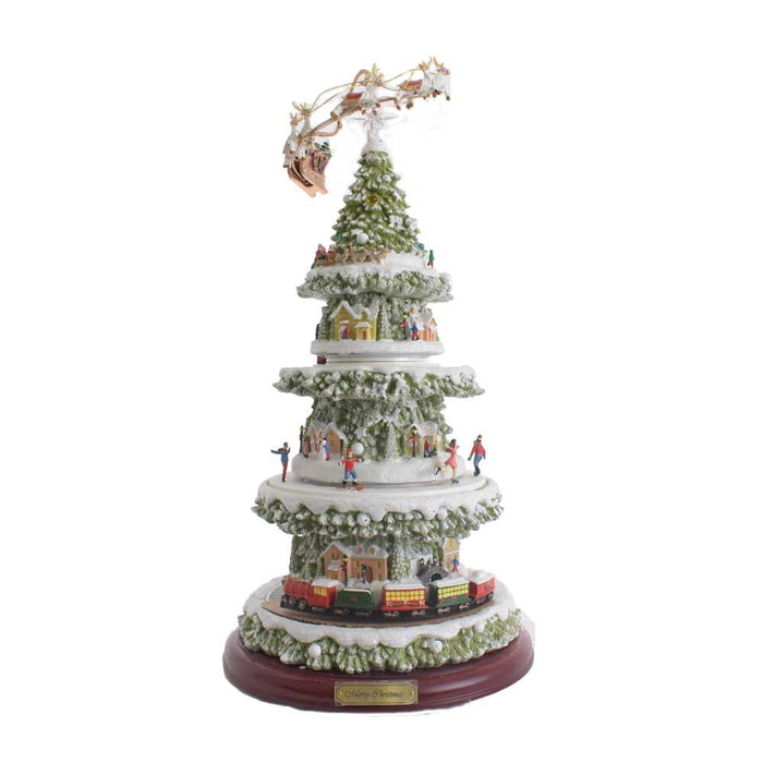 Albero Di Natale Con Slitta