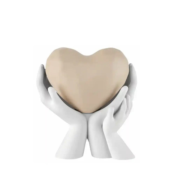 Scultura Doppie Mani Cuore