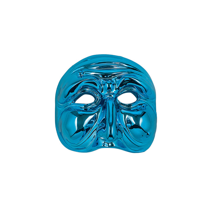 Maschera Pulcinella 10x9-Blu