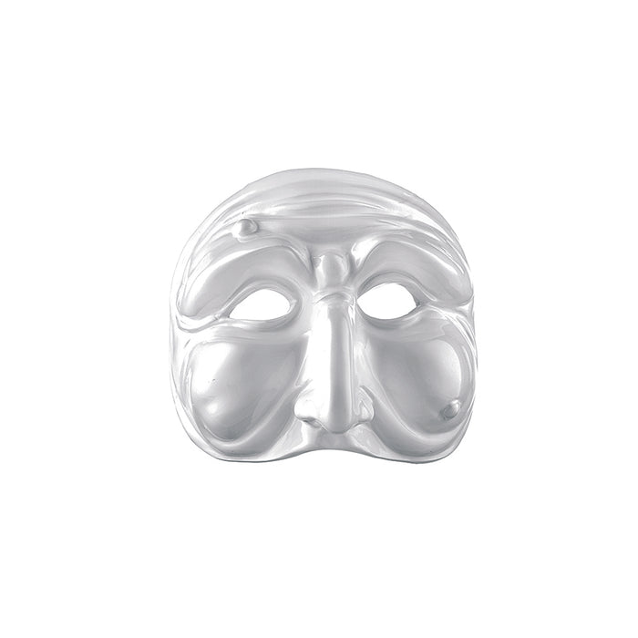 Maschera Pulcinella 10x9-Bianco