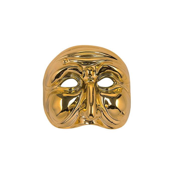 Maschera Pulcinella 10x9-Oro