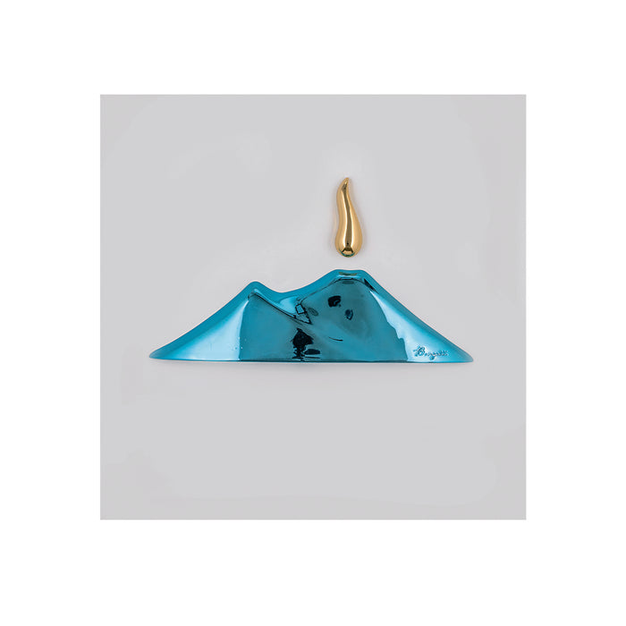 Quadretto Vesuvio 16x16-Bianco-blu