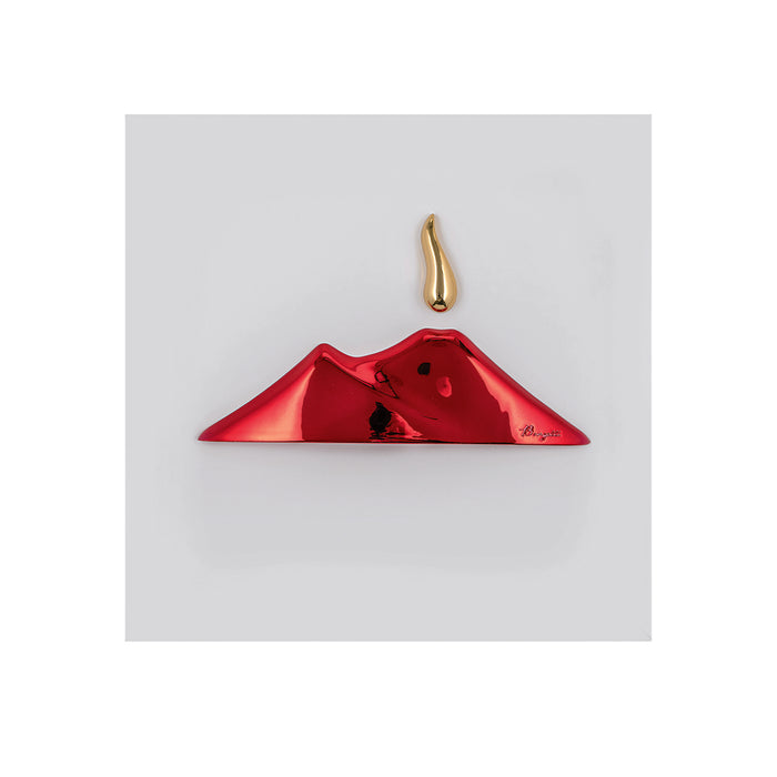 Quadretto Vesuvio 16x16-Bianco-rosso
