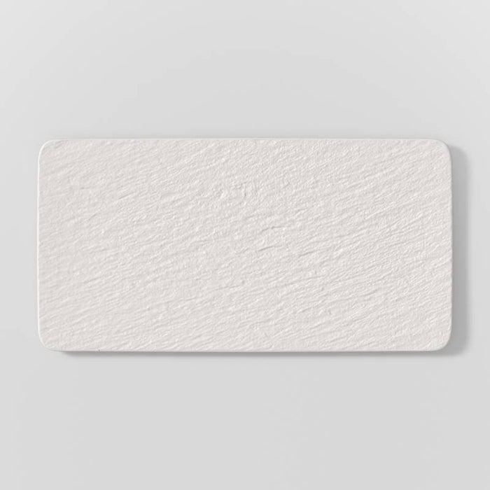 Villeroy & Boch Manufacture Rock Vassoio Rettangolare 34,9 x 17,9 cm Bianco
