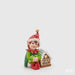 EDG Enzo De Gasperi Decorazione Elfo di Natale Poly con Casetta Led H16 Cm