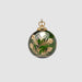 EDG Enzo De Gasperi Palla di Natale Fiori D7,5 cm in Vetro Verde