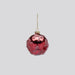 EDG Enzo De Gasperi Pallina di Natale Fiocco Rosso Scuro D8 cm