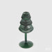 EDG Enzo De Gasperi Portacandela natalizio Pino Calice Verde H19 cm