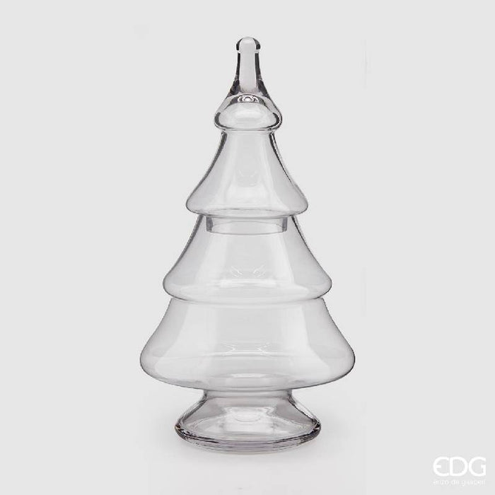 EDG Enzo De Gasperi Contenitore Vaso Pino H50 cm in Vetro