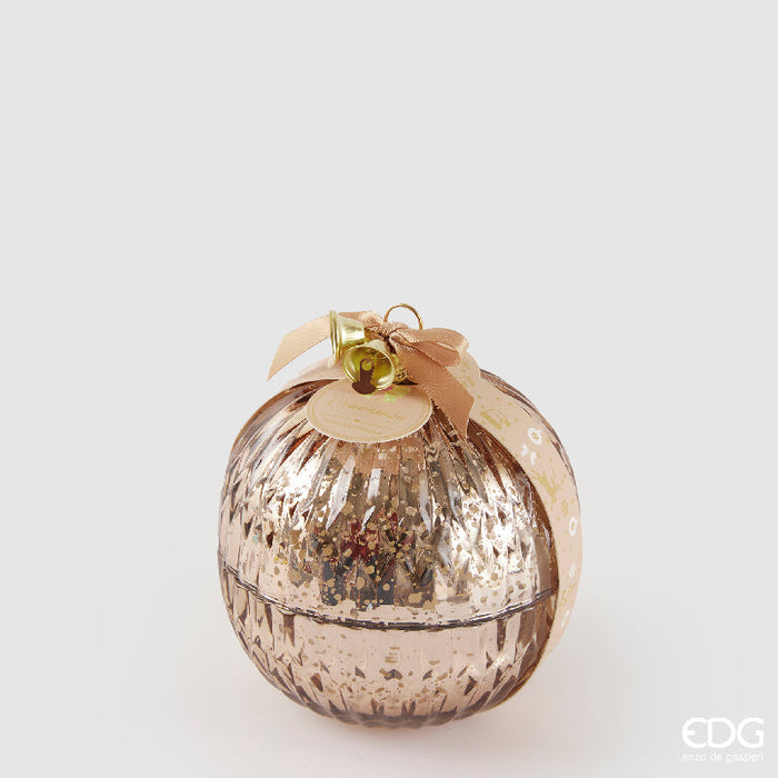 EDG Enzo De Gasperi Candela Oro Sfera con Profumo D11 cm