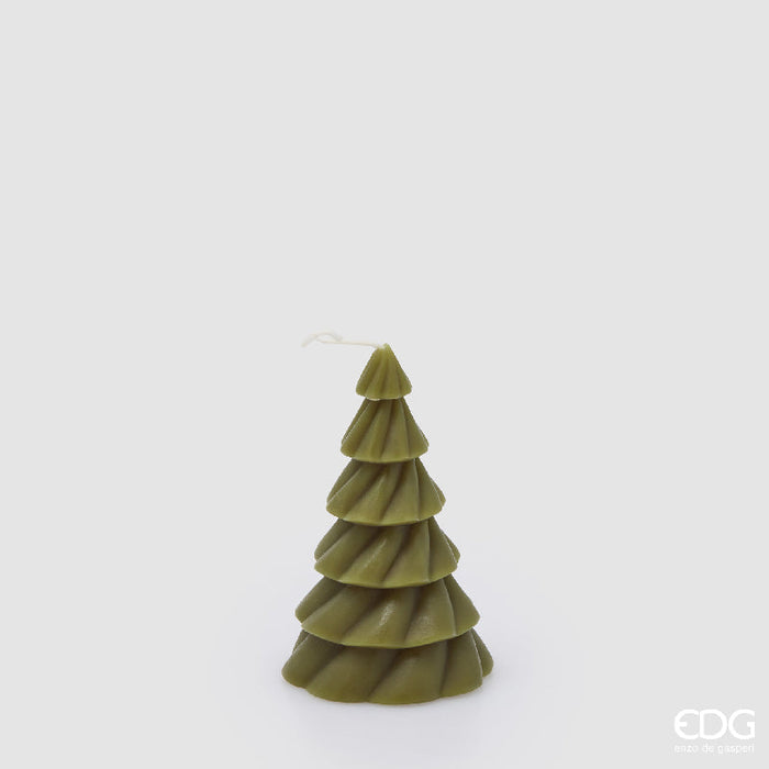 EDG Enzo De Gasperi Candela Pino Strati Verde H12 Cm