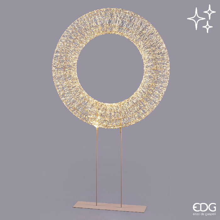 EDG Enzo De Gasperi Corona Led Microled H150 Cm Con Base