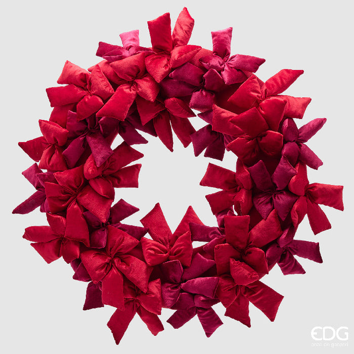EDG Enzo De Gasperi Decoro Fiocchi Corona D80 Cm