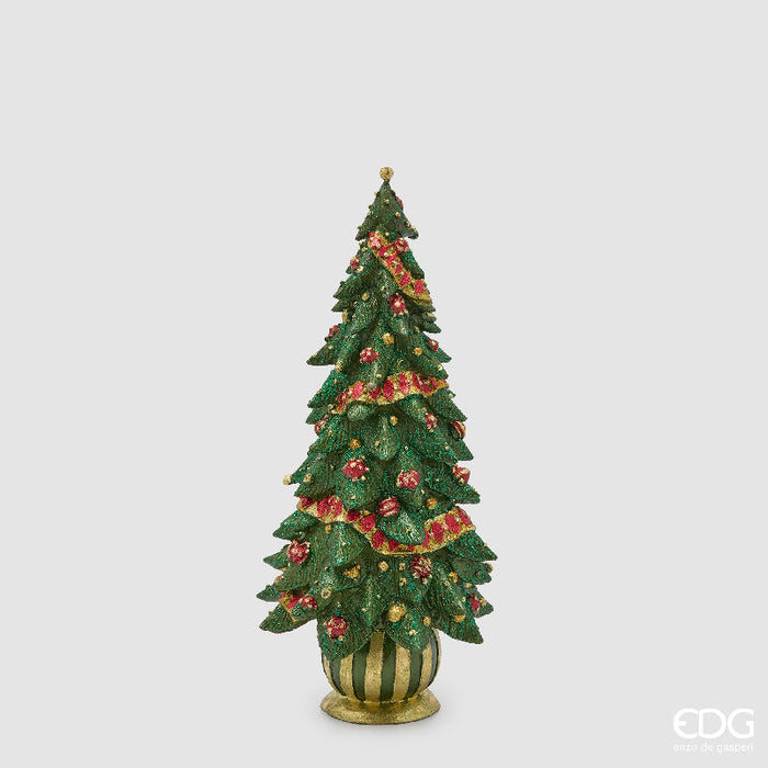EDG Enzo De Gasperi Decoro Decoglitter Pino H33 Cm