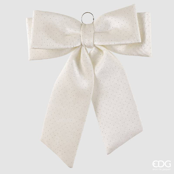EDG Enzo De Gasperi Fiocco Brillanti H70 cm in Velluto Avorio