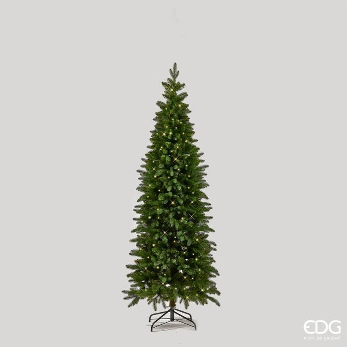 Albero di Natale Pino Slim 240 cm con 610 mini led