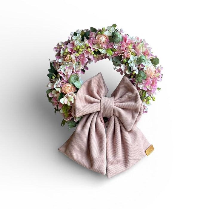 Ghirlanda Fiorita Tenerezza di Teddy Rosa D35