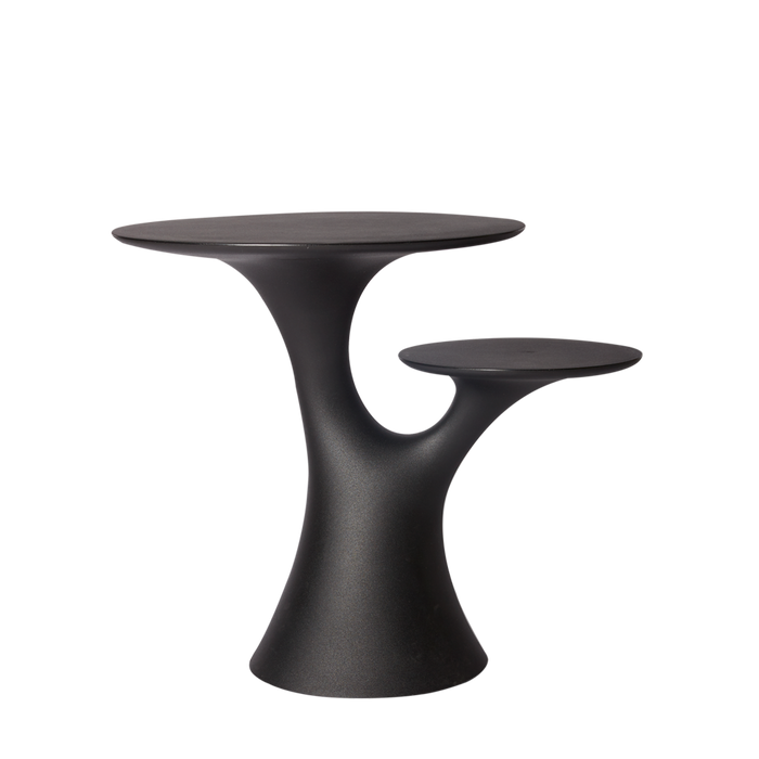 Qeeboo Tavolino Albero dei Conigli Nero H75 cm