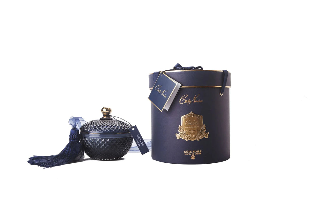 CANDELA ROTONDA ART DÉCO - NAVY & GOLD - EAU DE VIE