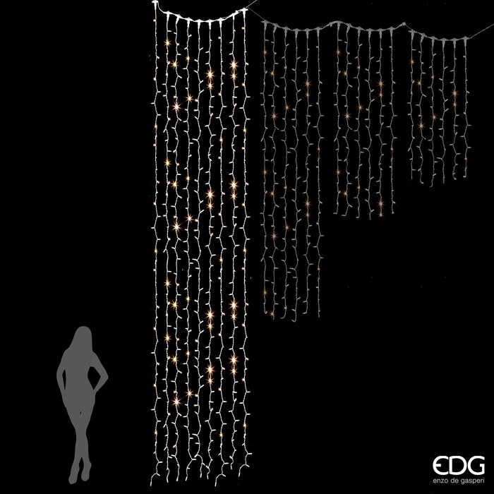 EDG Enzo De Gasperi Cascata LED Prolungabile 5 Metri 450 Maxi Led