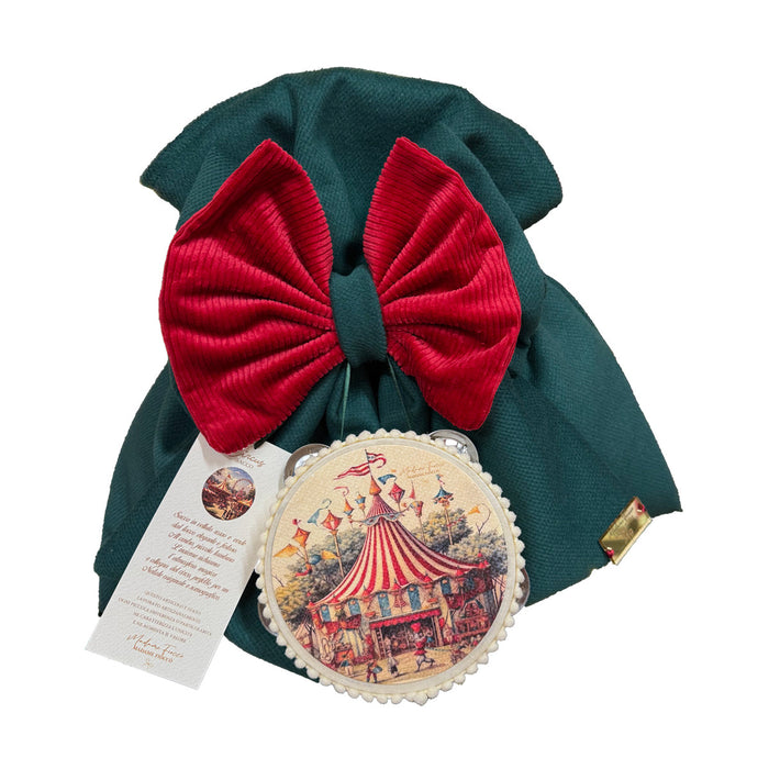Fiocco Natalizio Sacco delle Dolcezze con Tamburo Circus - Madame Fioccò