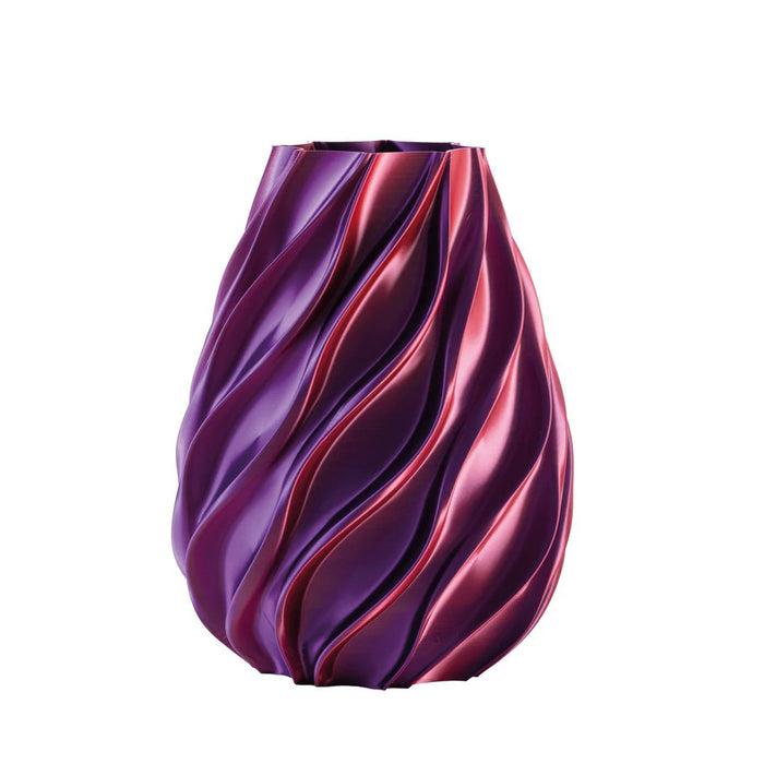 Vaso Twist Multicolore h.21-Viola-bicolor