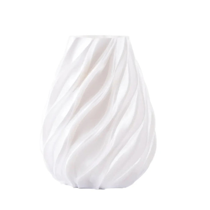 Vaso Twist h.21-Bianco