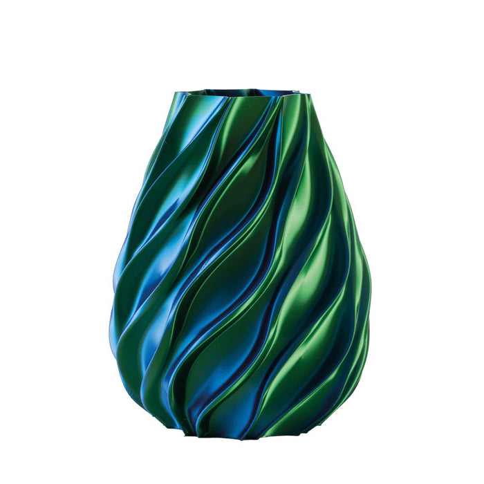 Vaso Twist Multicolore h.21-Smeraldo