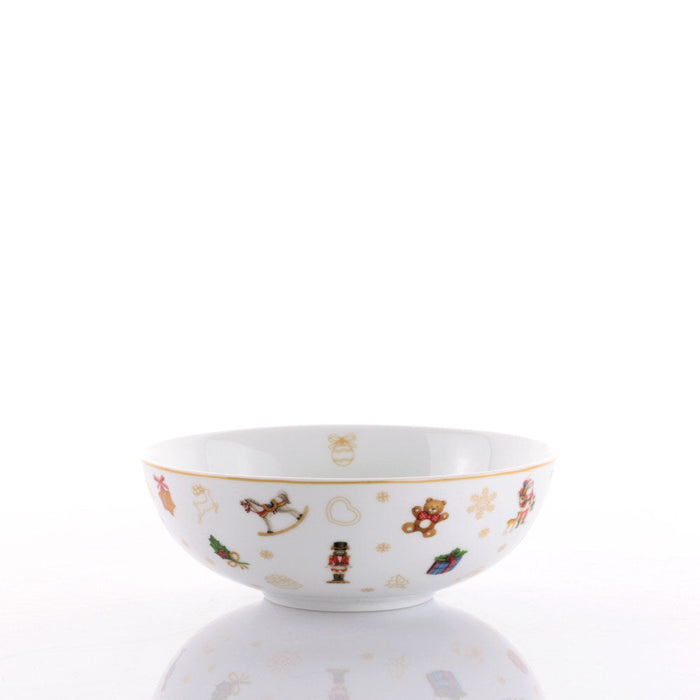 Weissestal Coppetta Natalizia Toys D15 cm in Porcellana