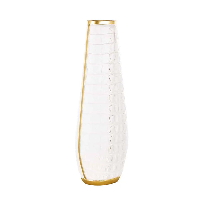 Vase Fergy crocodile (White)