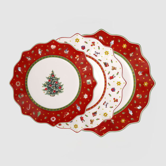 Villeroy & Boch Toys Delight Servizio di Piatti Natalizio in Porcellana