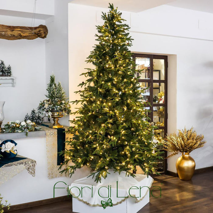 Albero di Natale Verde Fiori di Lena h 240 cm — libertiboutique