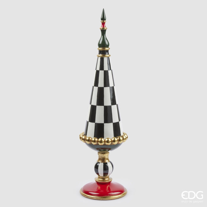 EDG Enzo De Gasperi Decorazione Topiary Scacchi H61 D16