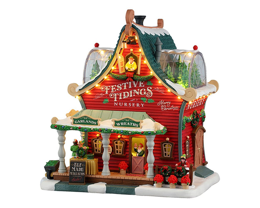 LEMAX Edificio illuminato "Festive Tidings Nursery" H22x21x16 cm